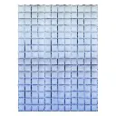 Rideau de ballon en aluminium bleu ombré