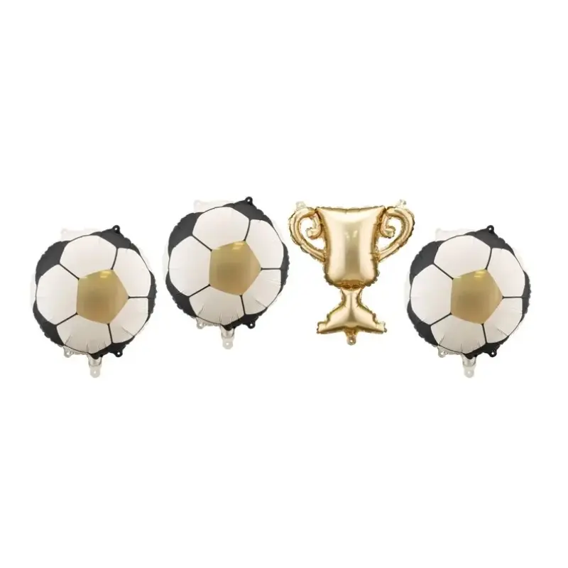 Ballons en aluminium pour guirlandes Coupe avec ballons foot