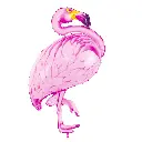 Ballon Flamant Rose