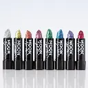 Rouge à lèvres paillettes irisées vertes - Moon Glitter