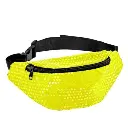Sac banane fluo à sequins