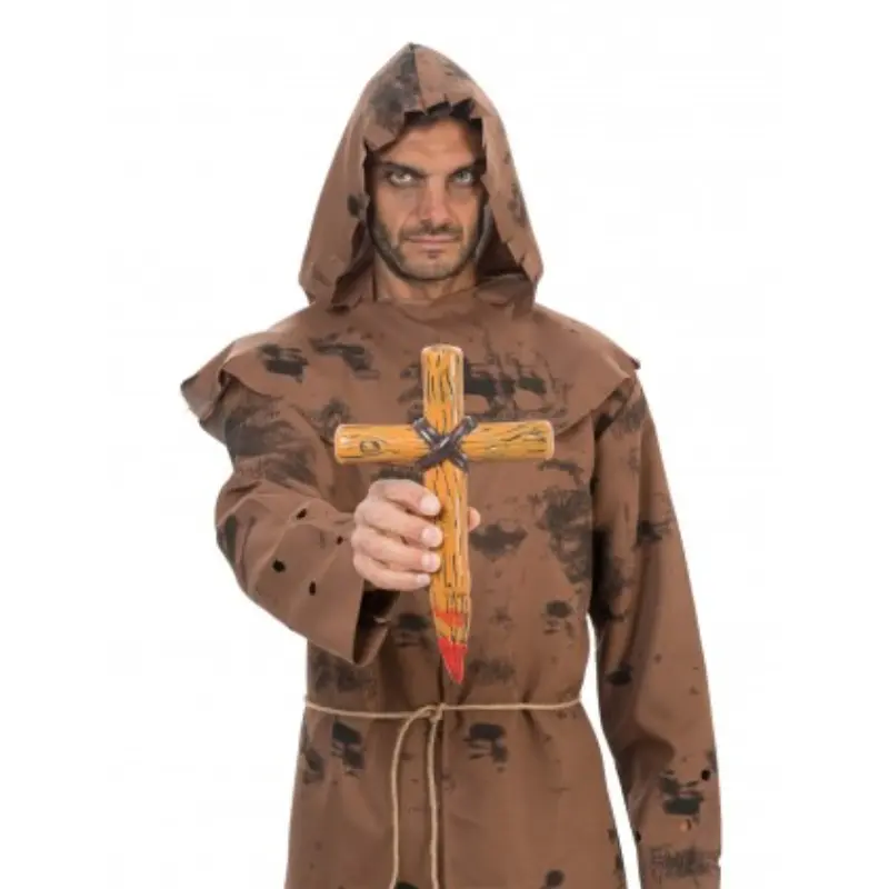 Pieu croix ensanglantée