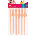 Set de 6 pailles zizi