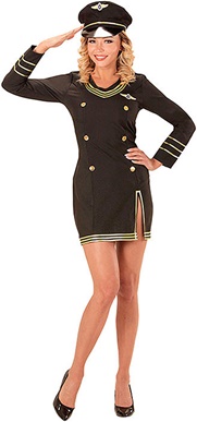Déguisement Pilote (Robe Courte, Casquette) 