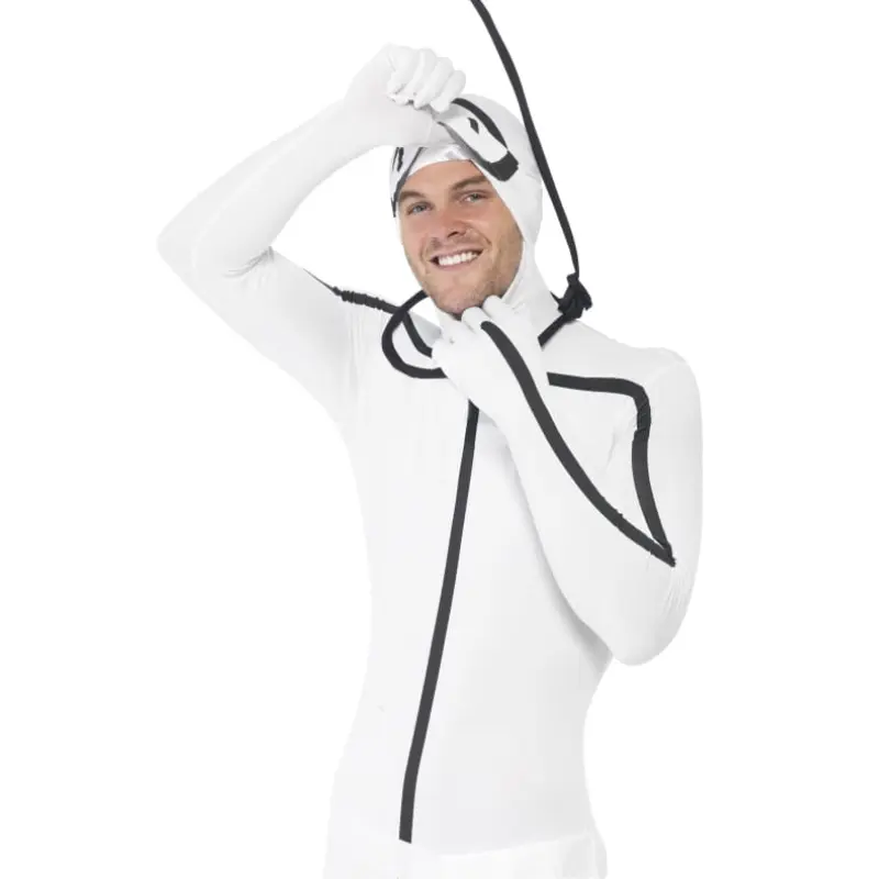 Déguisement seconde peau "Jeu du pendu"