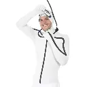 Déguisement seconde peau "Jeu du pendu"