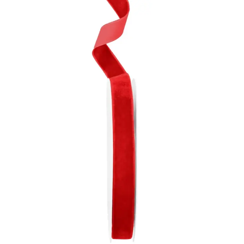 Ruban velours rouge