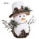 Décoration bonhomme de neige