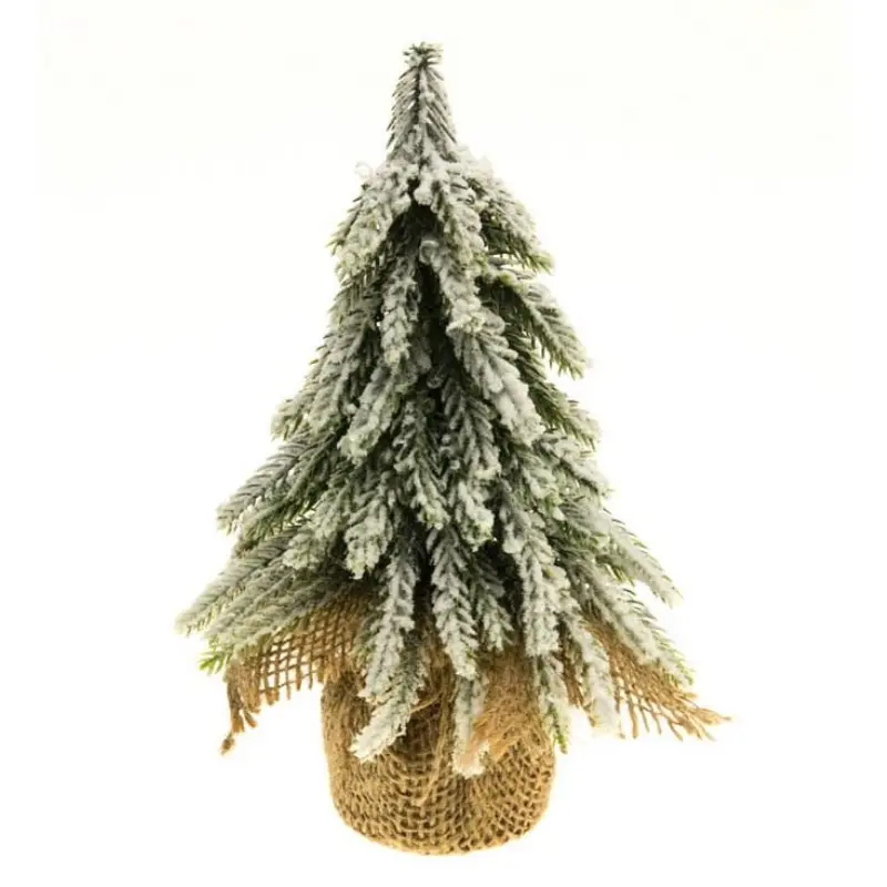 Sapin décoratif enneigé