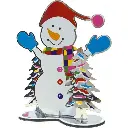Bonhomme de neige effet miroir