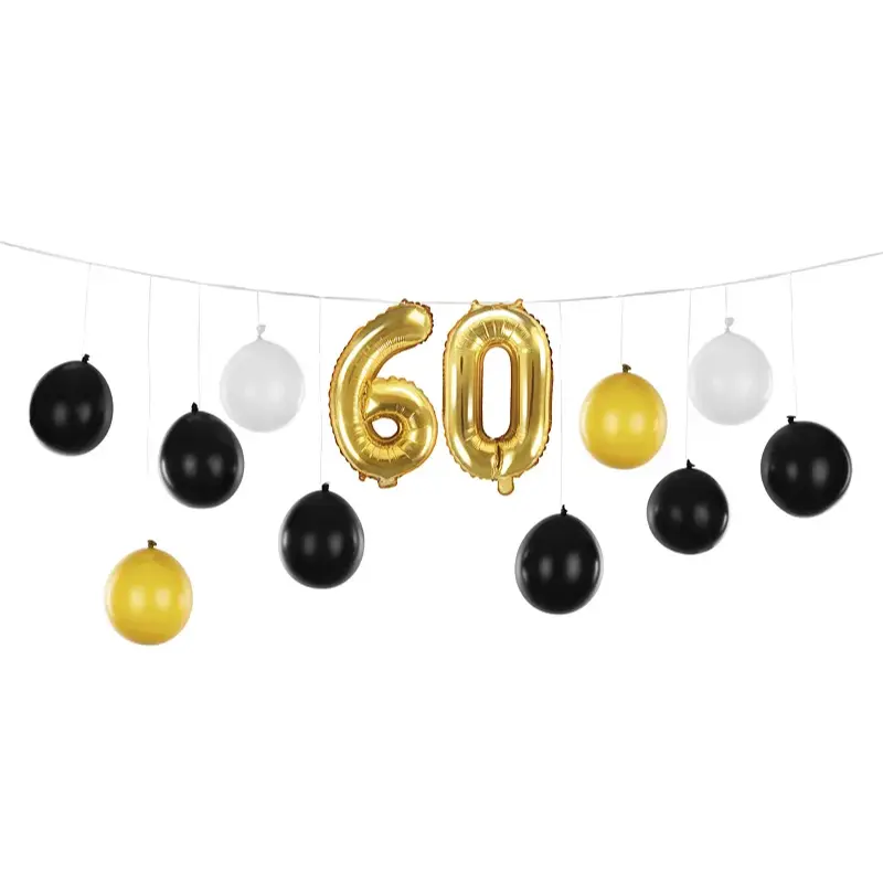 Guirlande de ballons "60 ans"