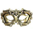 Masque Vénitien baroque bronze