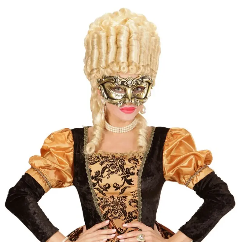 Masque Vénitien baroque bronze