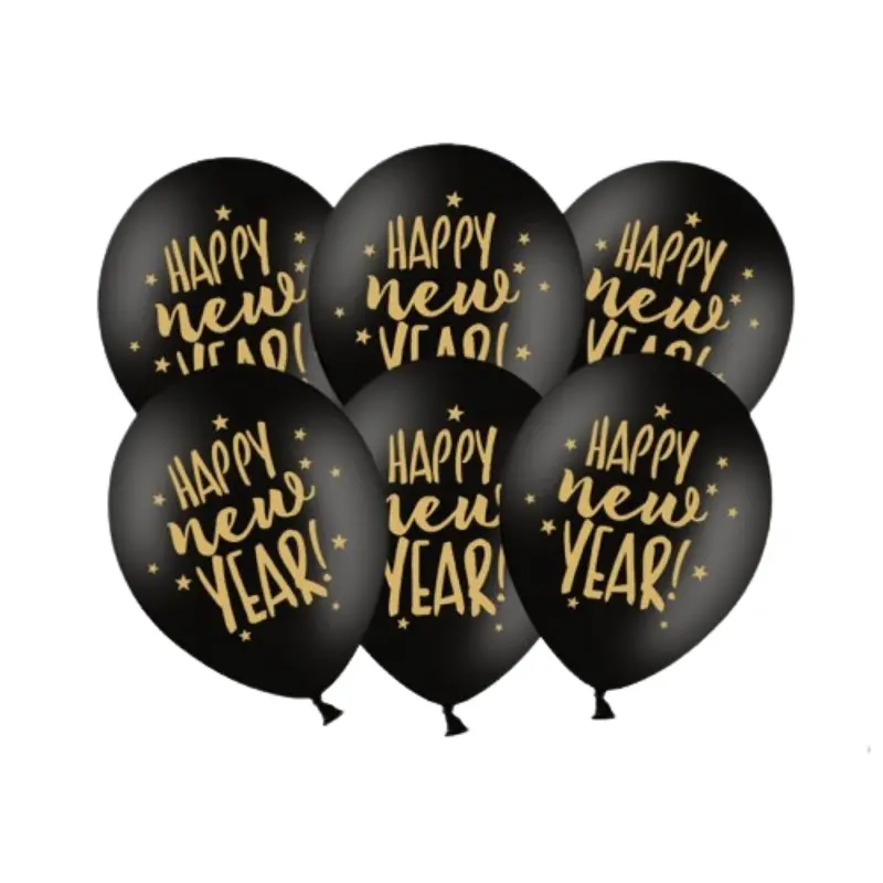 6 Ballons Happy New Year