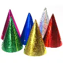 Chapeaux multicolores holographiques