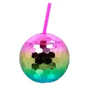 Gobelet boule disco multicolore