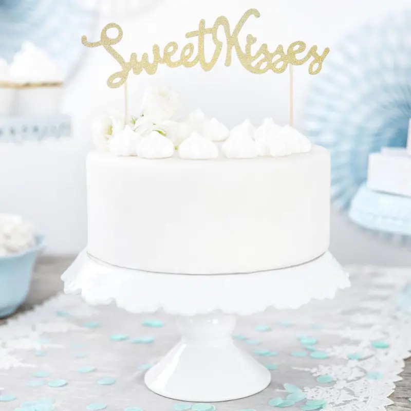 Cake topper "Sweet Kisses"