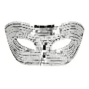 Masque Disco argent