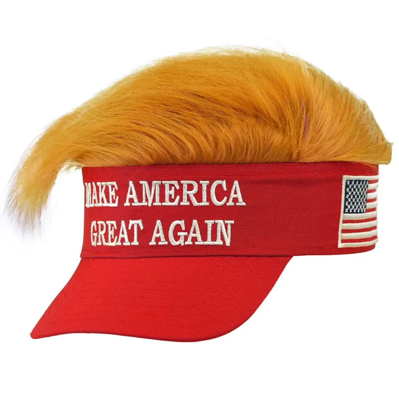 Casquette Trump avec cheveux