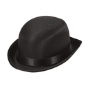 Chapeau Melon Noir en Satin