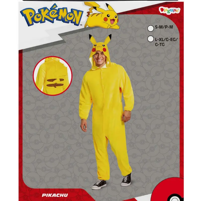 Déguisement adulte Pokemon™ Pikachu