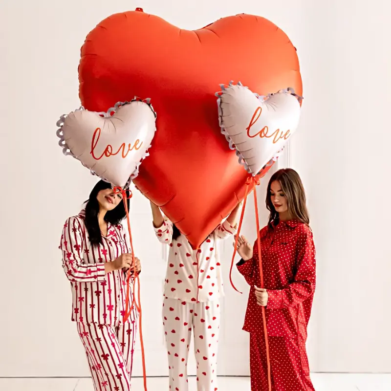 Ballon en aluminium Cœur "Love" - 50x47cm