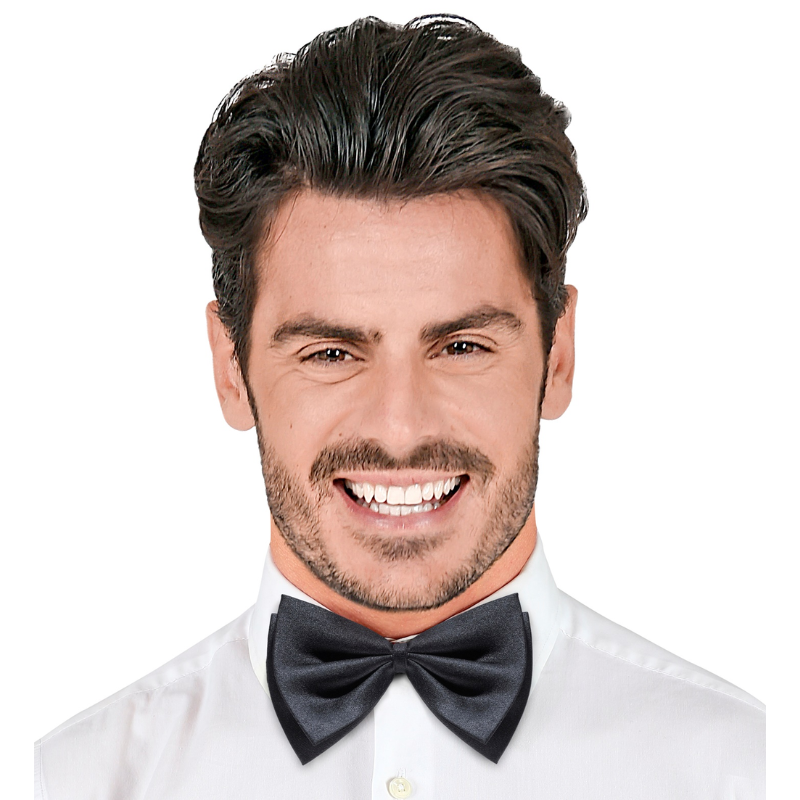 Nœud papillon satin de luxe noir