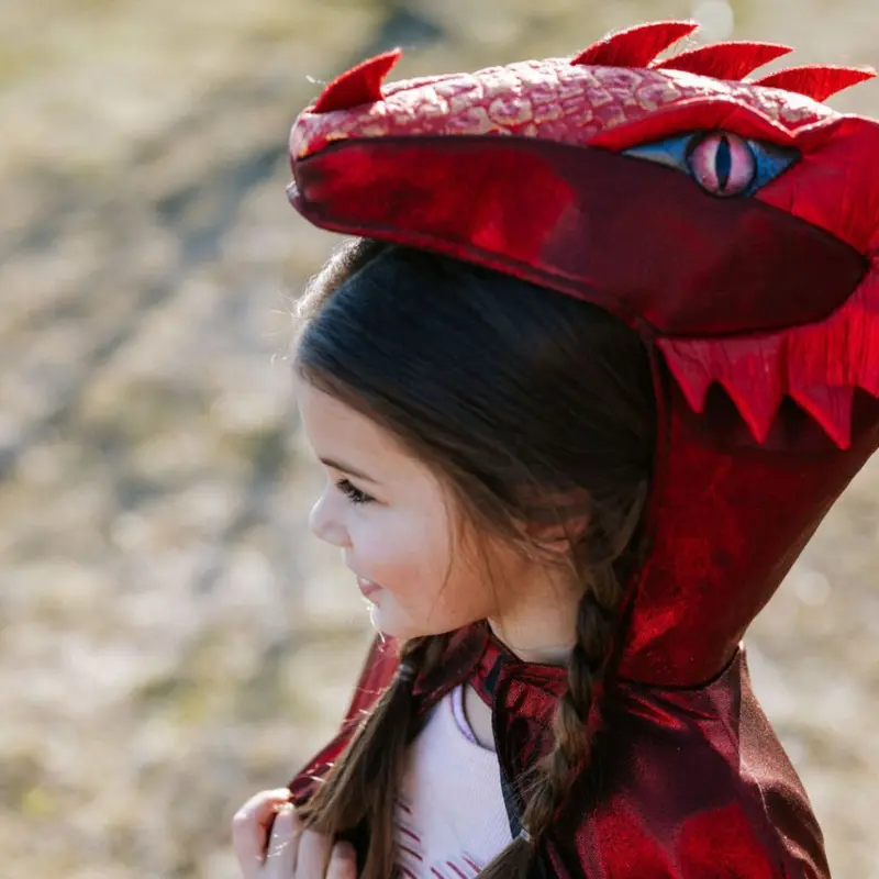 Cape de luxe Dragon rouge
