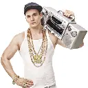 Bague hip-hop dorée