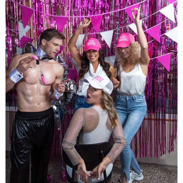 01427d.Casquette Team Bride rose UV