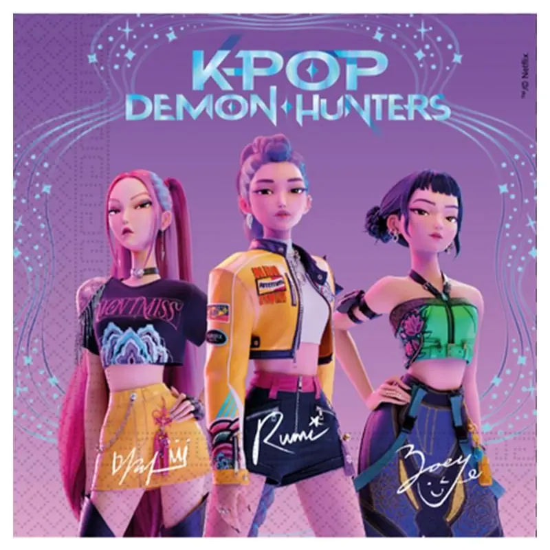 Serviettes Kpop Demon Hunters