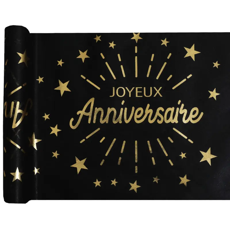 Chemin de table Joyeux Anniversaire