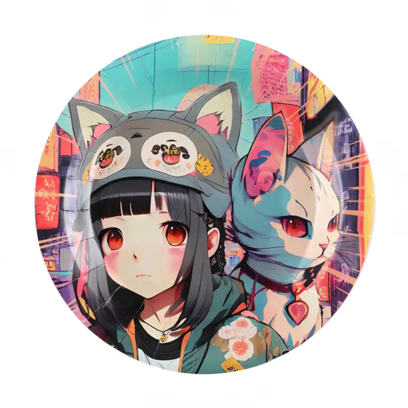 Assiettes en carton Manga