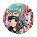 Assiettes en carton Manga