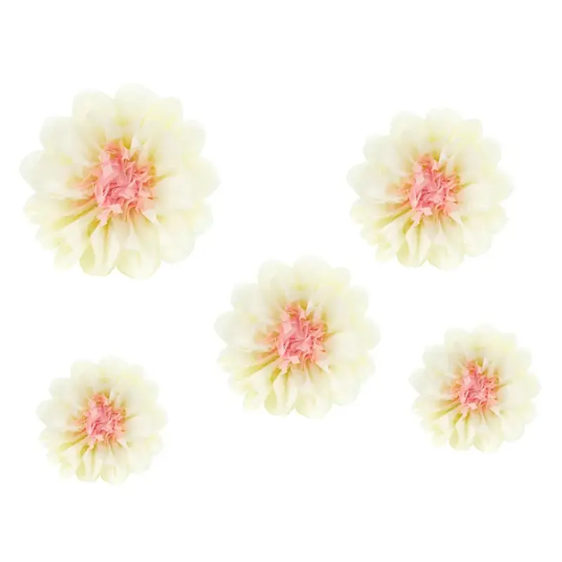 Fleurs en papier de soie