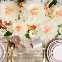 Fleurs en papier de soie