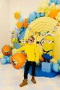 Ballon en aluminium Minions, 75 cm, assortiment