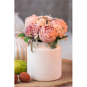 Bouquet de fleurs vieux rose 29 cm
