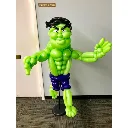 Sculpture de ballon Hulk Avengers Photo.webp
