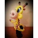 Sculpture de ballon Girafe Photo.webp