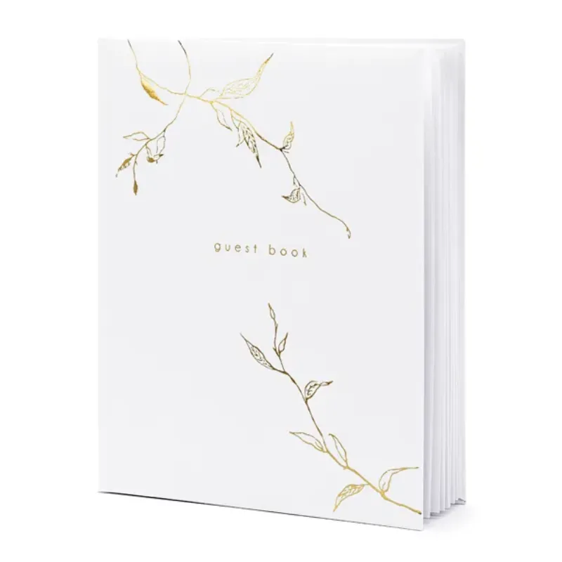 Livre d'or blanc et or