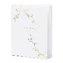 Livre d'or blanc et or