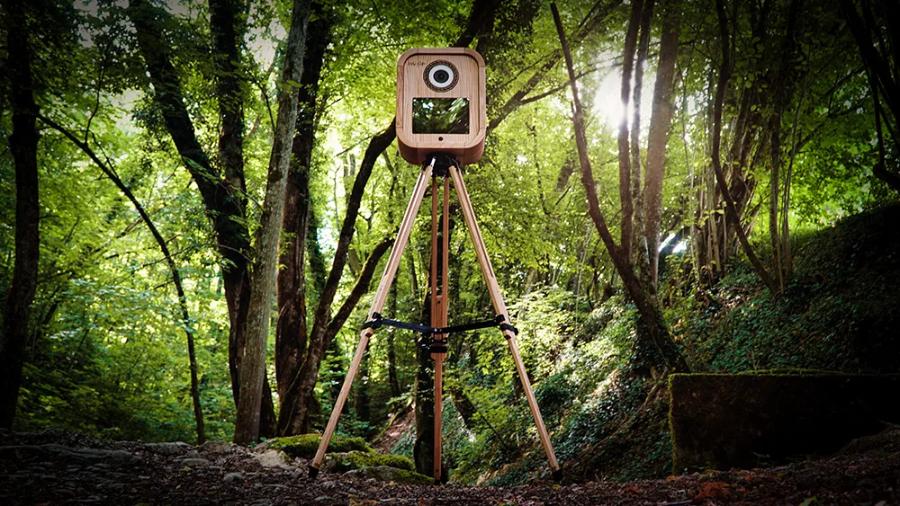 Vintage-Selfie-Photobooth-Vue-Foret-Trepied