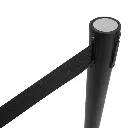 Poteaux de Guidage Noir pour file d'attente Photo Proche.webp