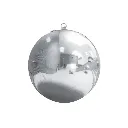 Balle miroir gonflable argent