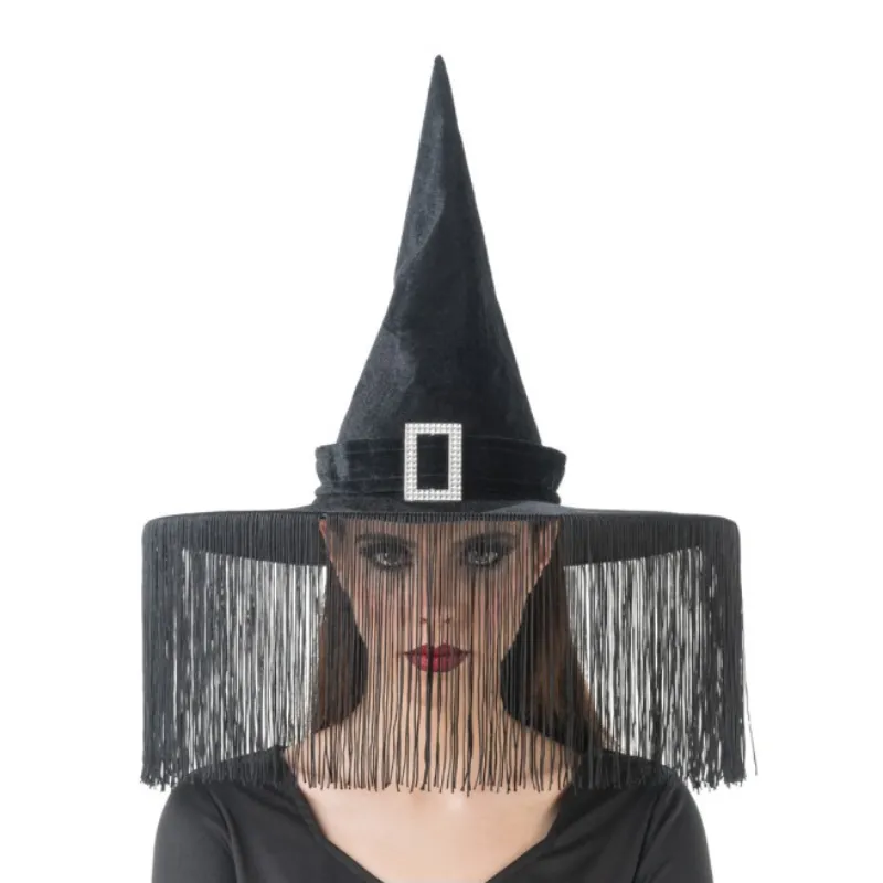 Chapeau de Sorcière à franges