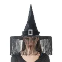 Chapeau de Sorcière à franges