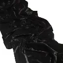 Chemin de table velours noir