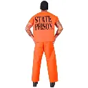 Déguisement adulte prisonnier orange