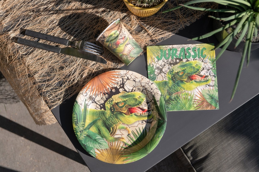 Assiettes Dinosaures "Jurassic"